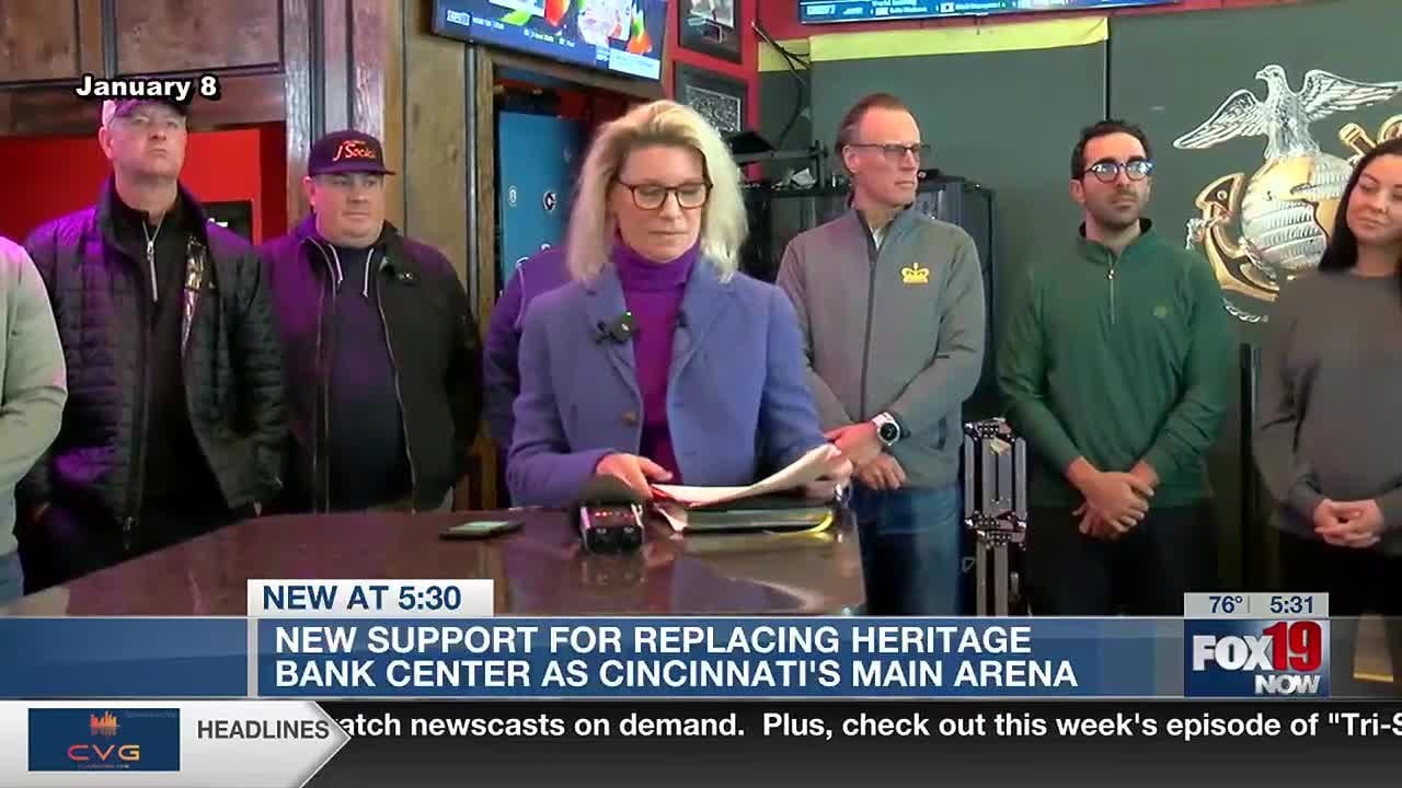 New support for replacing Heritage Bank Center as Cincinnati's main arena