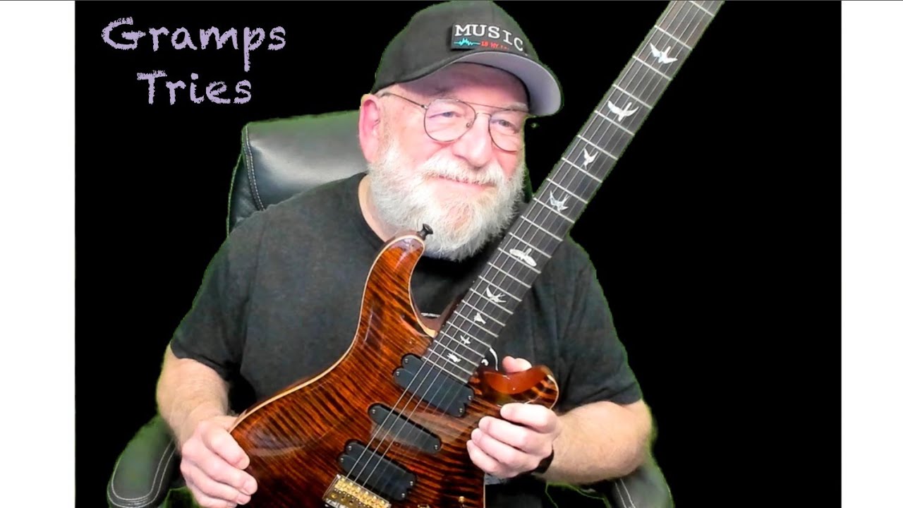 Gramps Tries - The Sound of Silence - Instrumental - Guitar Cover