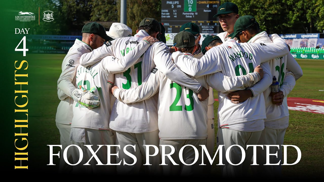 HIGHLIGHTS | Leicestershire PROMOTED To Division One ⬆️🦊