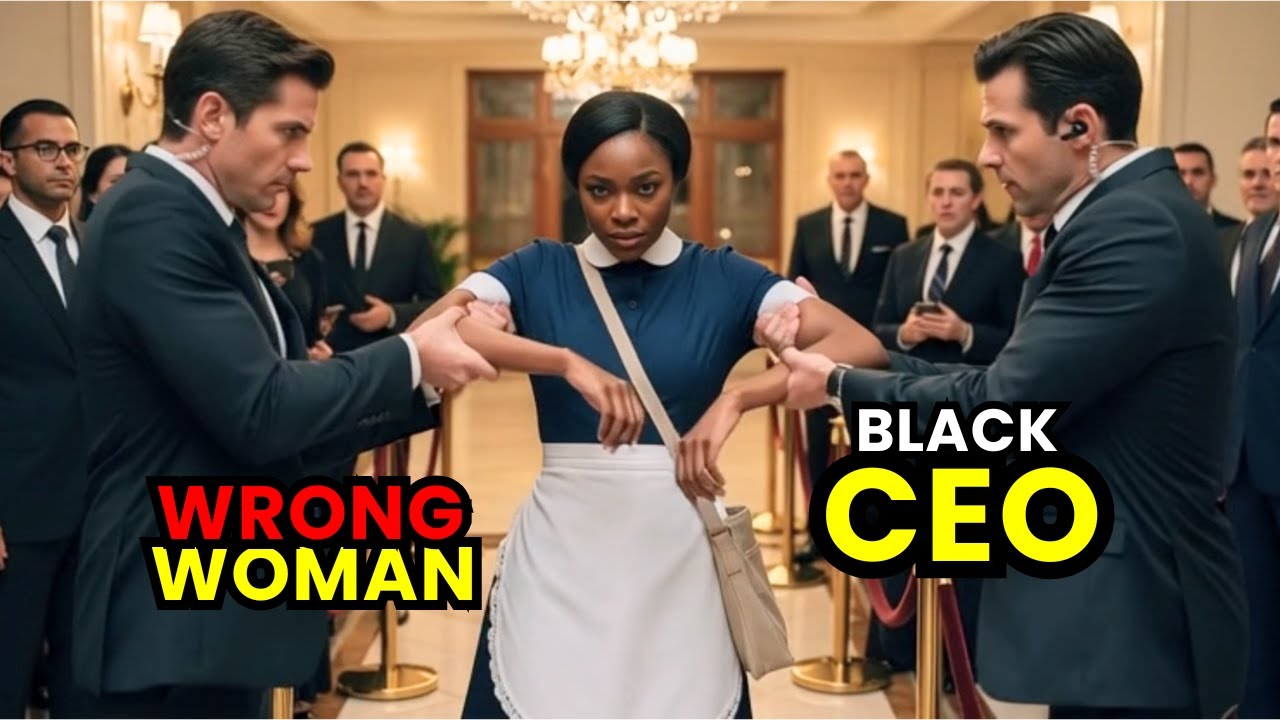 Hotel Guards Stopped the 'Black Maid' — Black CEO Mafia Boss Froze the Lobby Cold.