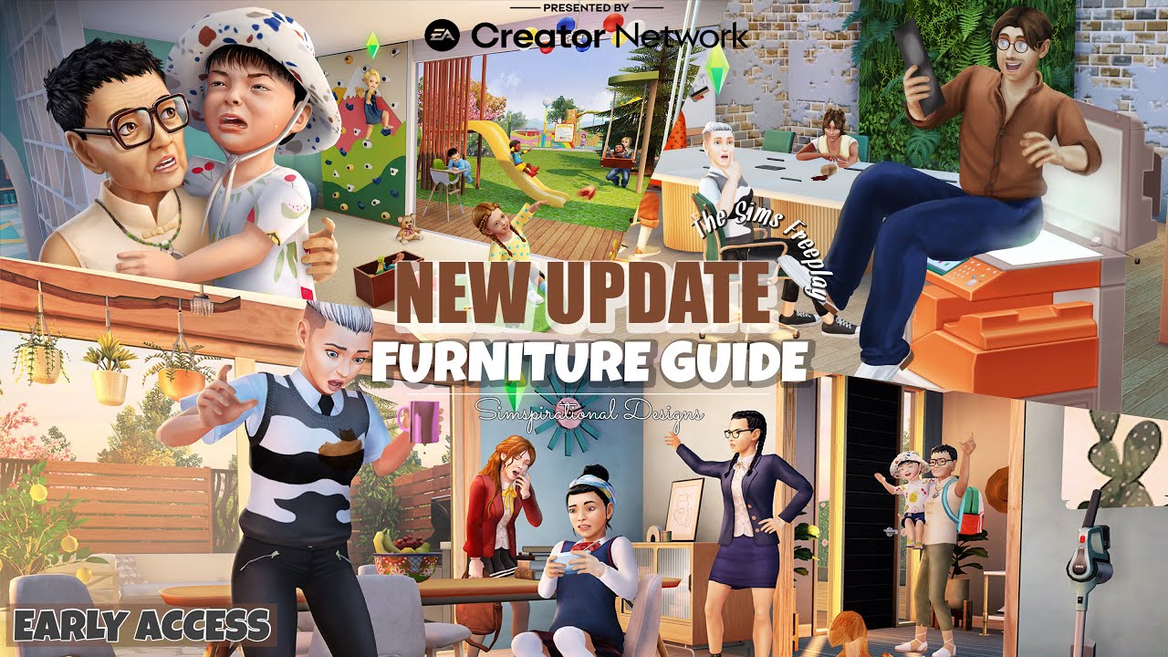 NEW UPDATE: FURNITURE GUIDE (EARLY ACCESS) | SEPTEMBER | The Sims Freeplay | Simspirational Designs