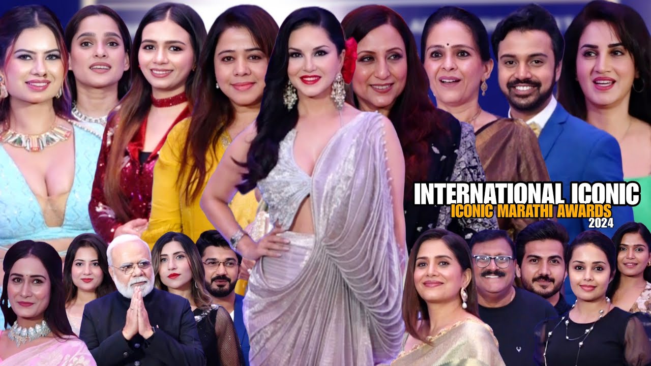 UNCUT - International Iconic Marathi Awards 2024 | Sunny Leone,Priya Bapat,Aishwarya,Kedar,Sonali
