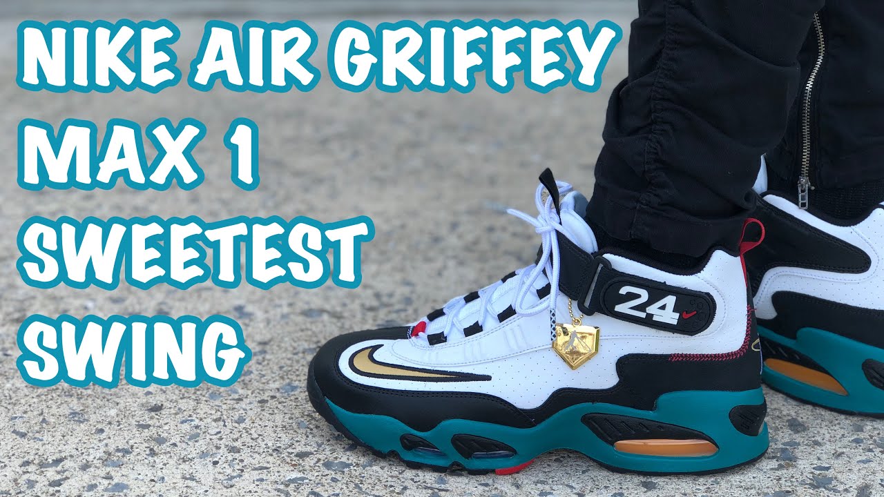 NIKE AIR GRIFFEY MAX 1 SWEETEST SWING REVIEW AND ON-FEET!!!