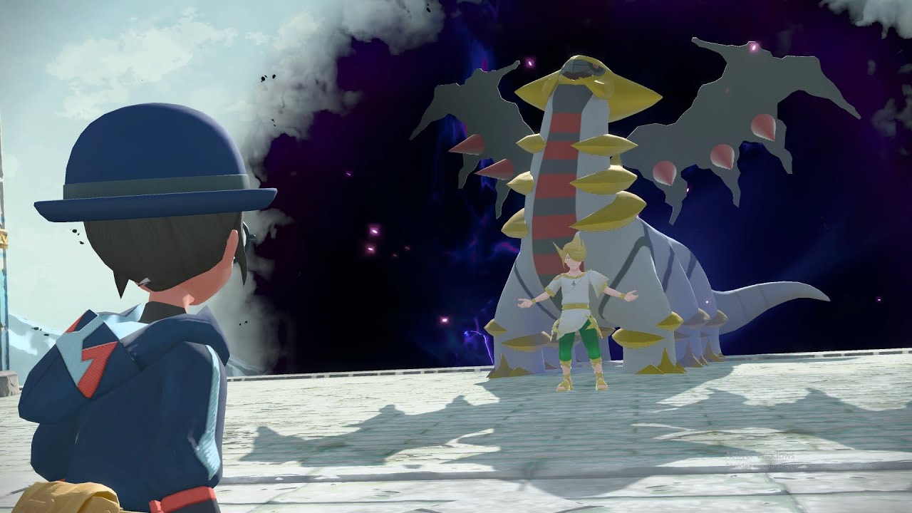 Légendes Pokémon : Arceus - Combat final contre Percupio et Giratina