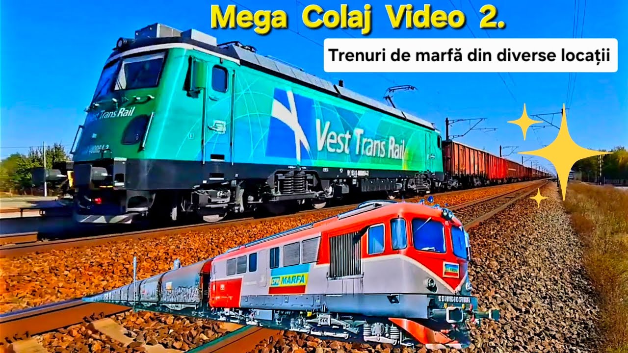 Mega Colaj Video 2 / Trenuri de marfă din diverse locații 