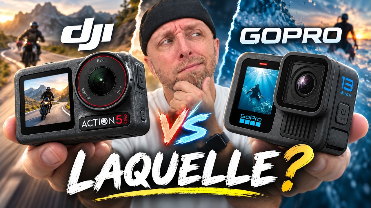 DJI Action 5 Pro VS GoPro Hero 13 Black : Laquelle est la meilleure cam&eacute;ra d&rsquo;action 2025 ?