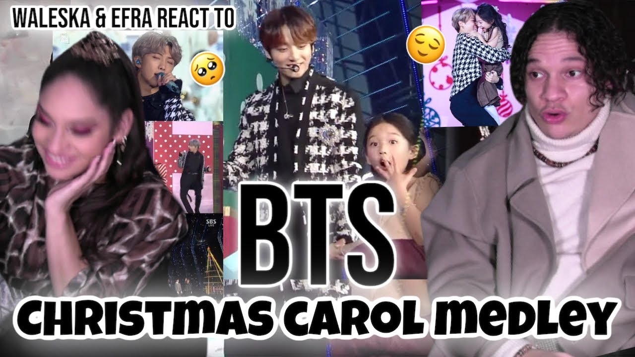 omg Jungkook 🥵|Waleska & Efra react to BTS's Christmas Carol Medley [2019 SBS 🎅