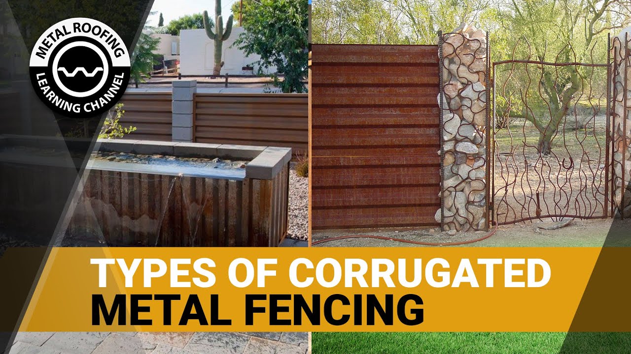 Corrugated Metal Fence Ideas: Residential Metal Fence Designs, Colors, Styles, Pros And Cons