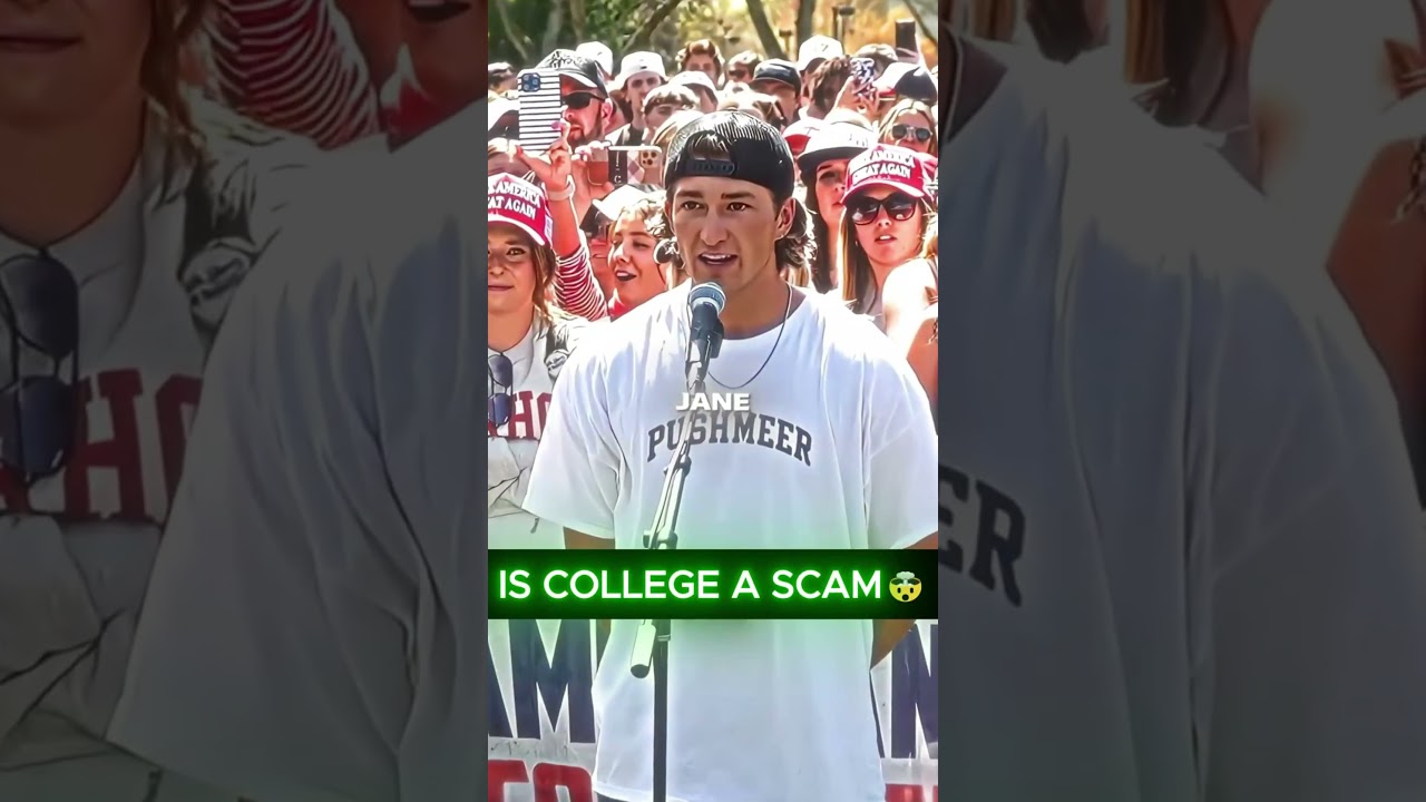 🔥 College &ldquo;Scam&rdquo;? Charlie Kirk Challenges English Major in Heated Campus Debate