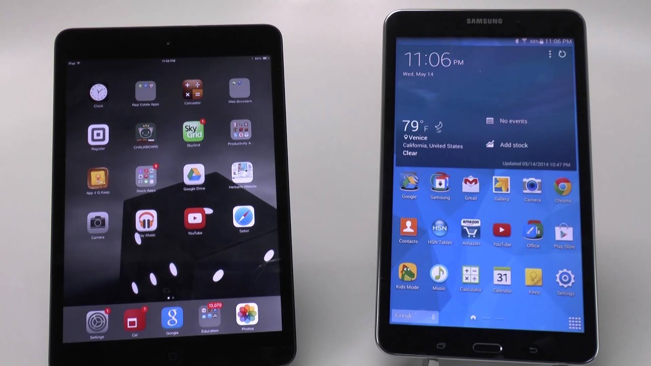 iPad Mini w/ Retina Vs Galaxy Tab 4 8.0 (Comparison)