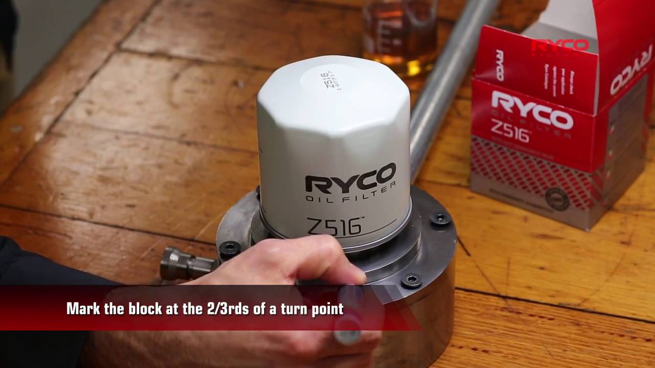 How to Fit a Spin-on Ryco Filters