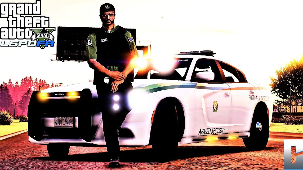 LSPDFR 0.4.9! | Security Guard Patrol Episode #1! | Officer Steals Vehicle! | #PoliceMod | #GTAV
