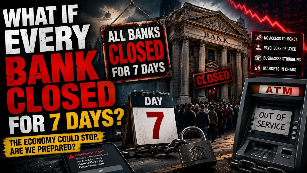 What If Every Bank Closed for 7 Days? The Economic Chaos Explained