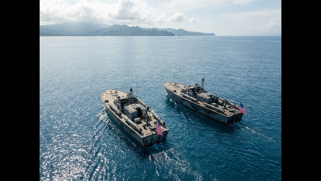 General Douglas MacArthur leaves Corregidor by PT-Boat concept trailer