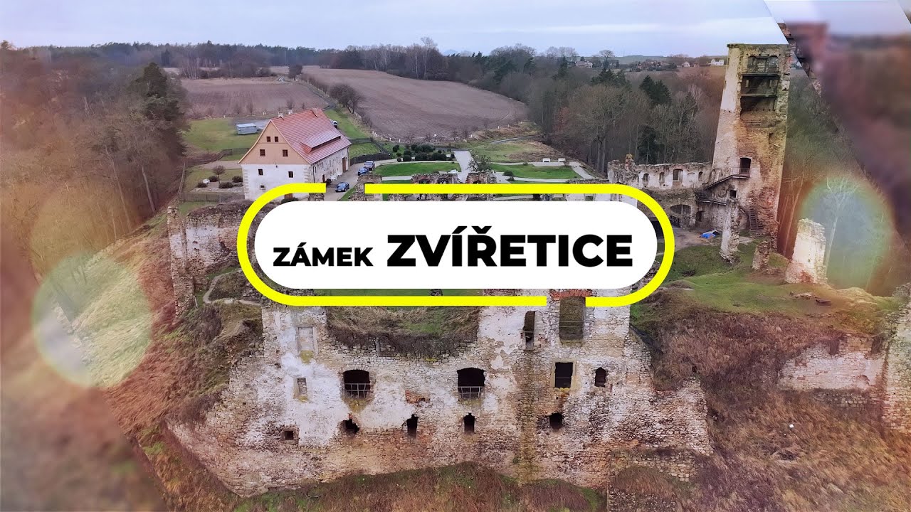 Zámek Zvířetice - Gotický hrad přestavěný na zámek u Bakova nad Jizerou