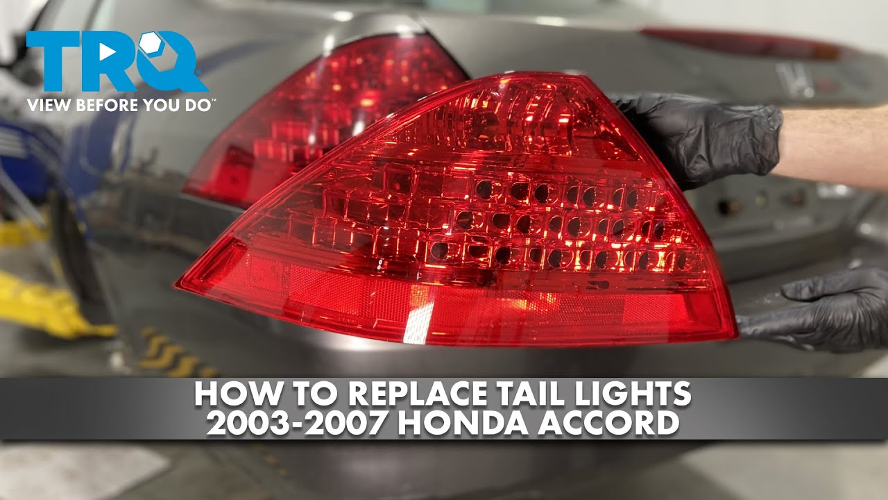 Как заменить задние фонари на Honda Accord 2003-2007 годов