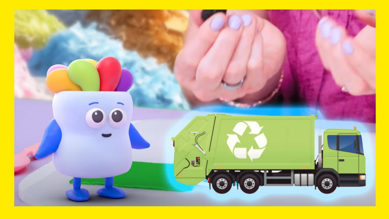 Super Dough Show - Garbage Trucks for Kids - Educational Videos for Kids