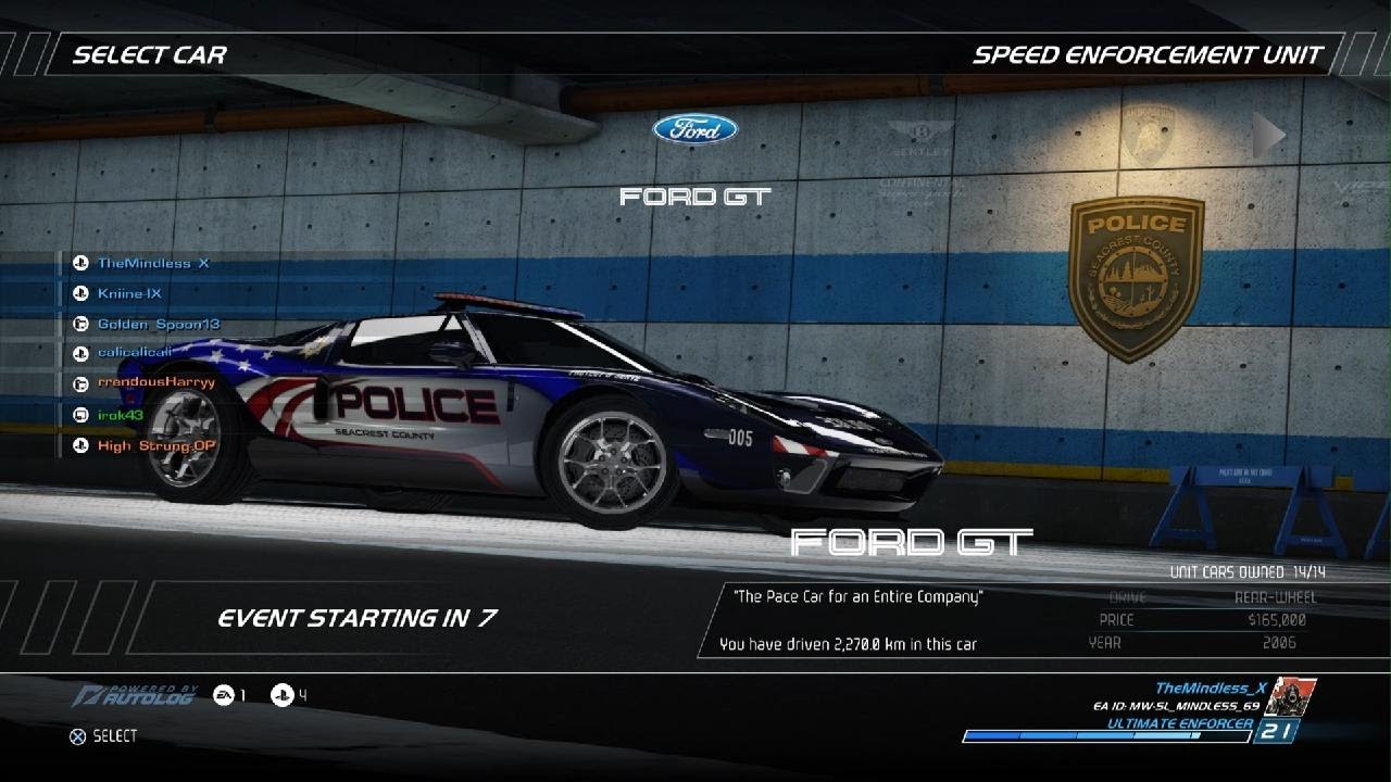 NFS HP MW CHALLENGE - DESTROY ALL 4 - LAST COP TRYING TO RUN AWAY... 🙄