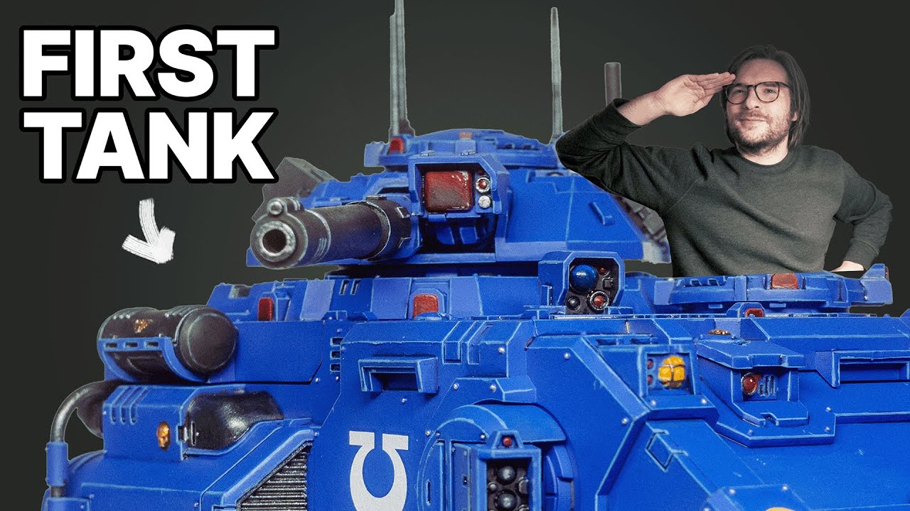 My First Warhammer 40K Army – Ultramarines Gladiator Tank