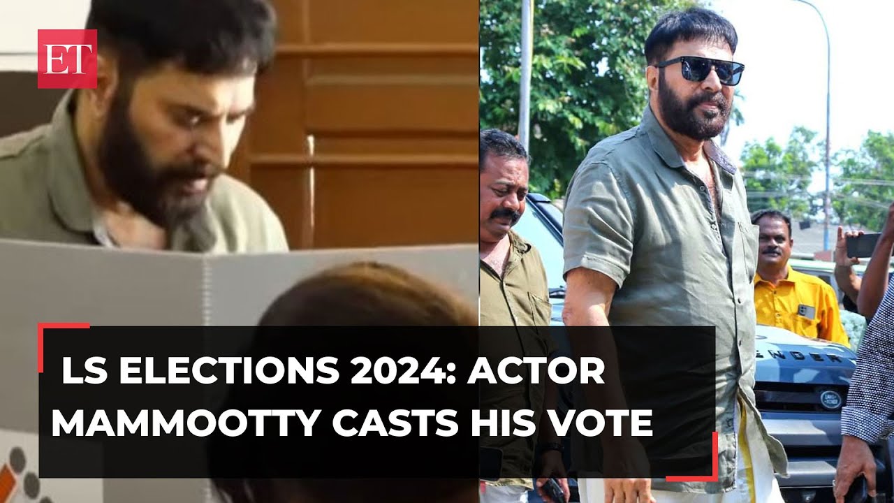LS Elections 2024: Actor Mammootty casts his vote in Ernakulam, Kerala