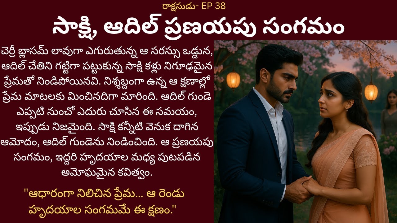 రాక్షసుడు-EP 38 | Adil And Sakshi | Siri | TeluguRomance | CinematicCouple  | lovewithoutwords