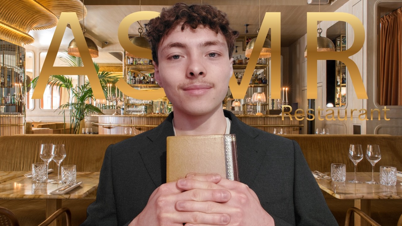 ASMR: Roleplay🍽POV tu es au Restaurant🍽