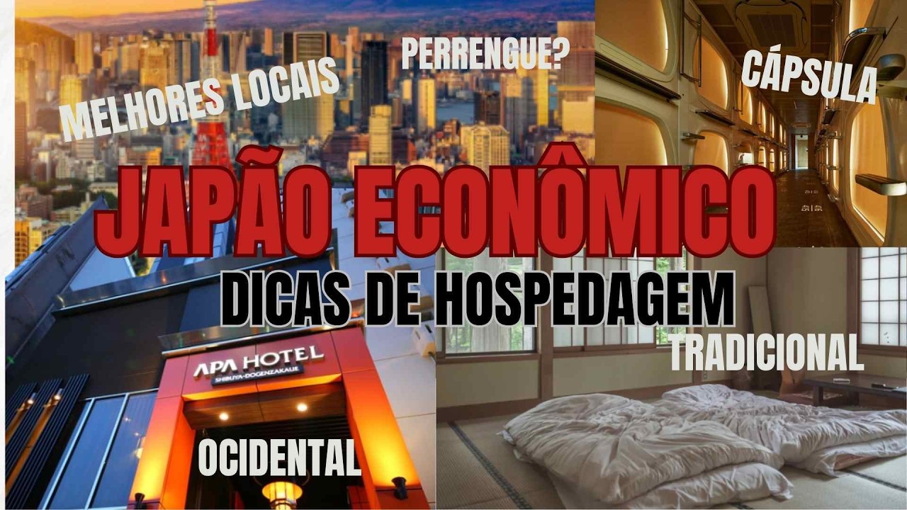 JAPÃO ECONÔMICO | HOSPEDAGEM MAIS BARATA | DICAS E MELHORES LOCAIS
