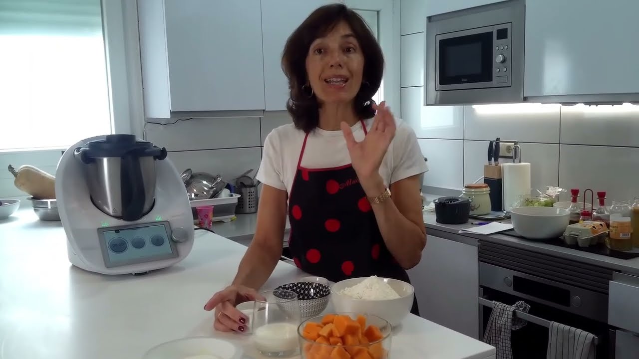 Bollos suizos de calabaza y canela en thermomix