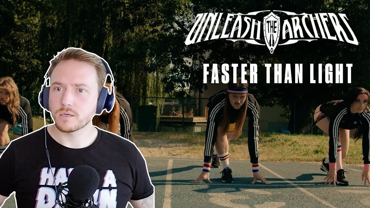 REACTING to UNLEASH THE ARCHERS (Faster Than Light) 🏃‍♀️🎤🔥