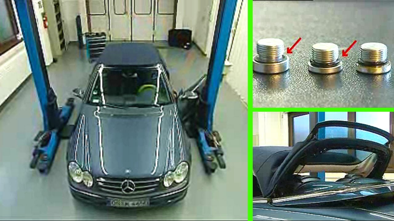 Mercedes-Benz CLK - Probleme mit dem Verdeck? Ölundichtheiten prüfen