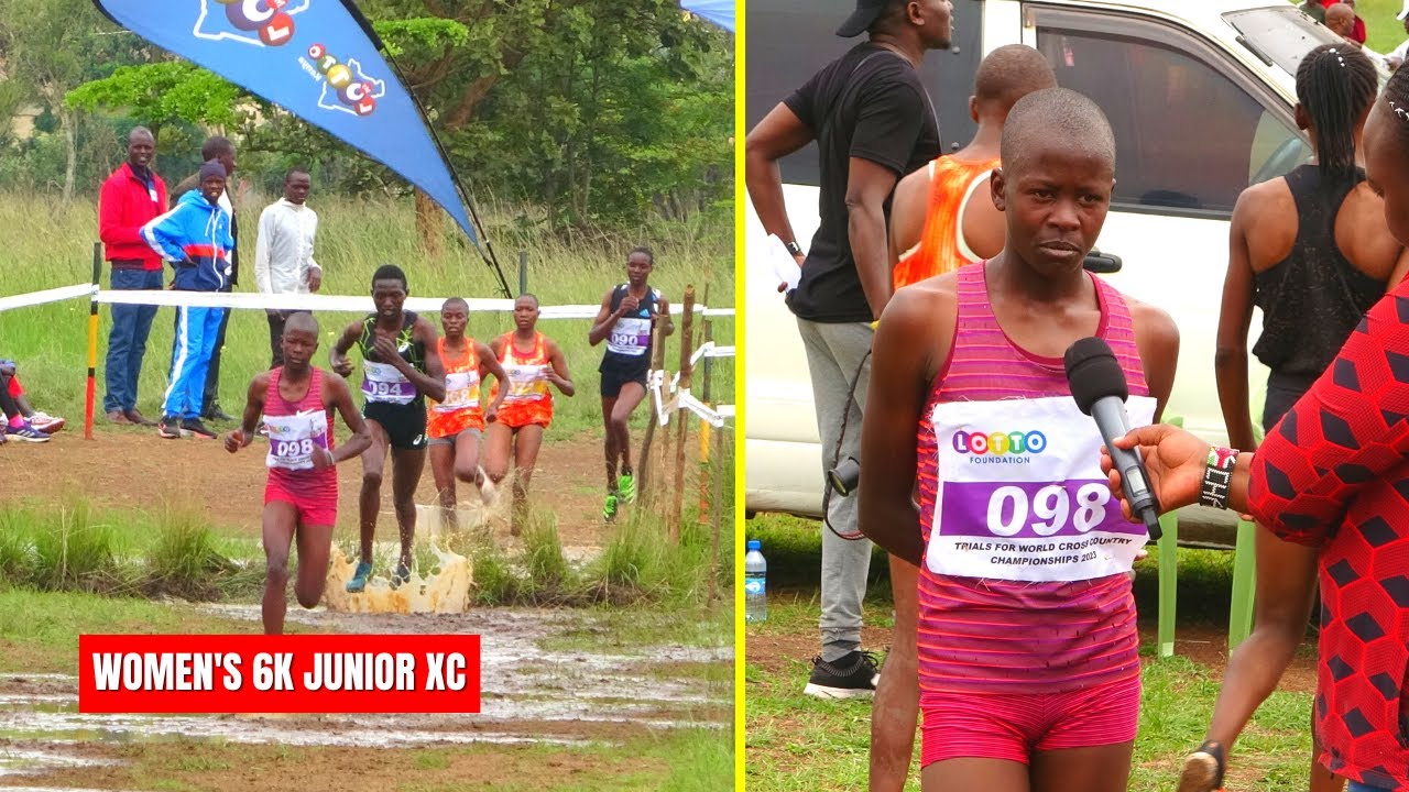 Women's 6k Junior Race | Faith Cherotich Commanding Victory | Cross Country Trials 2023