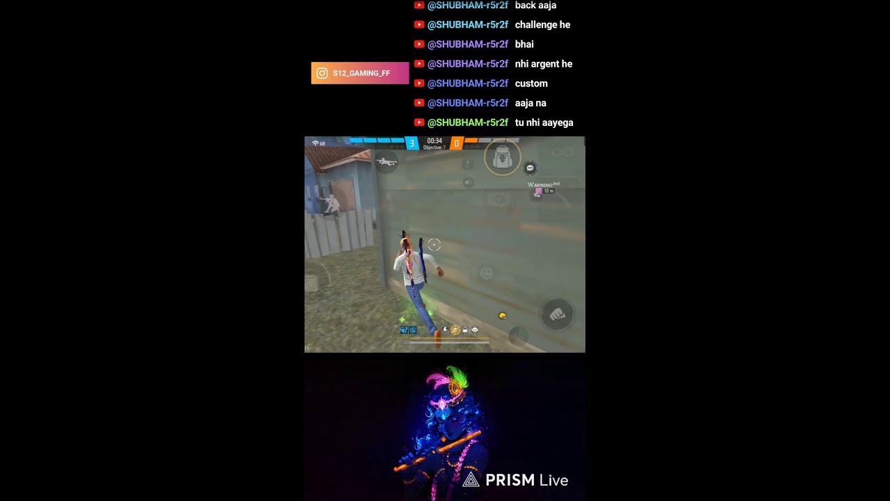 S12Gamingff is live 1vs 2 live  gild test 🤩 ☠️