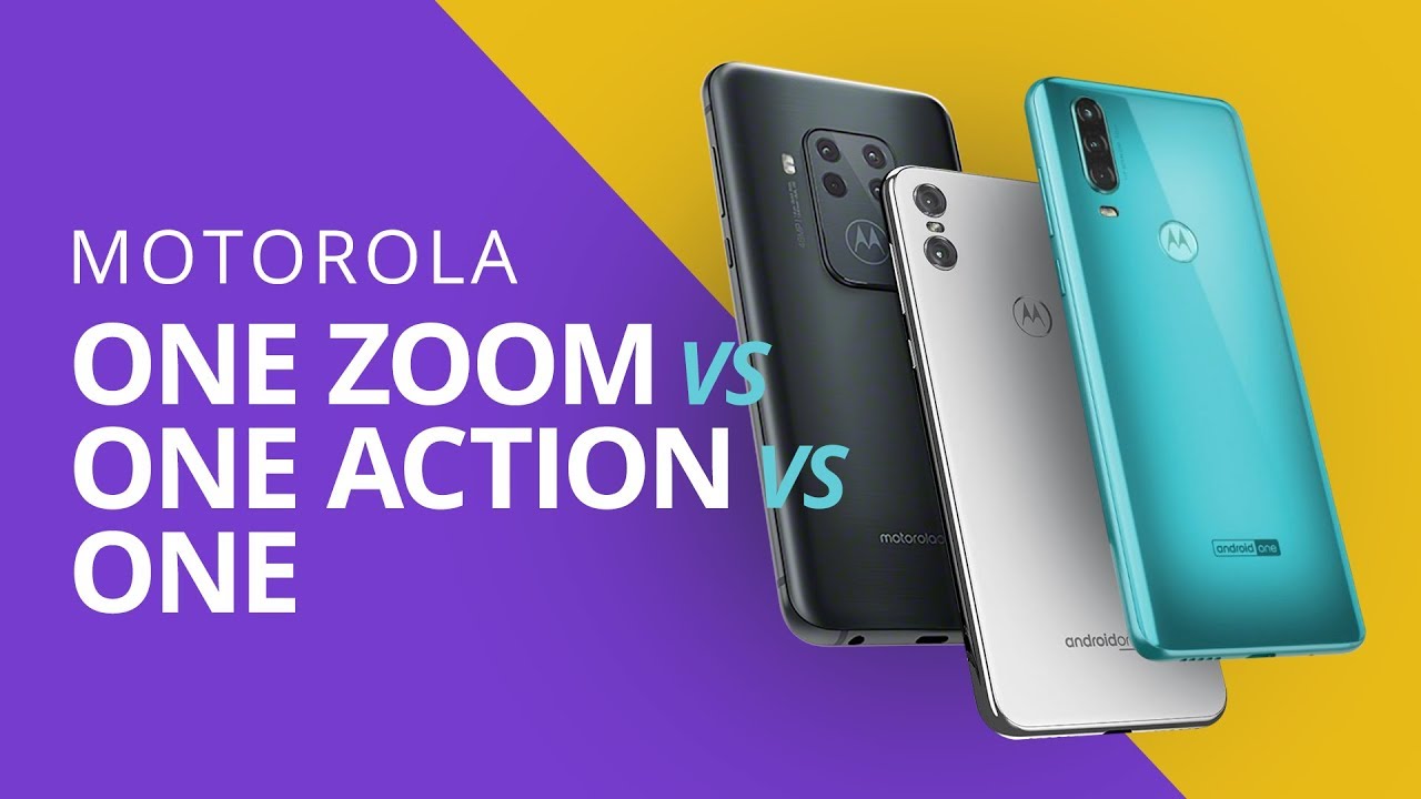 Moto One Zoom vs Moto One Action/One Vision vs Moto One [COMPARATIVO]