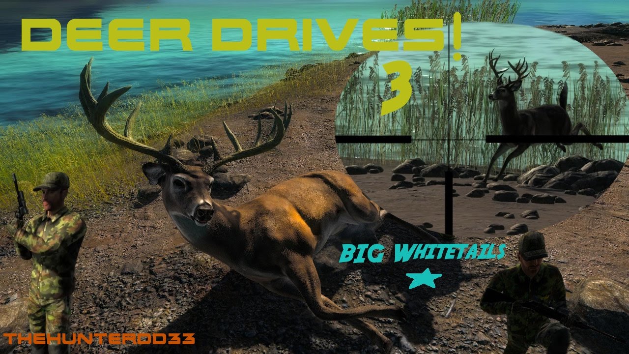 DEER DRIVES 3!!   *Big Whitetails*    THEHUNTER 2017