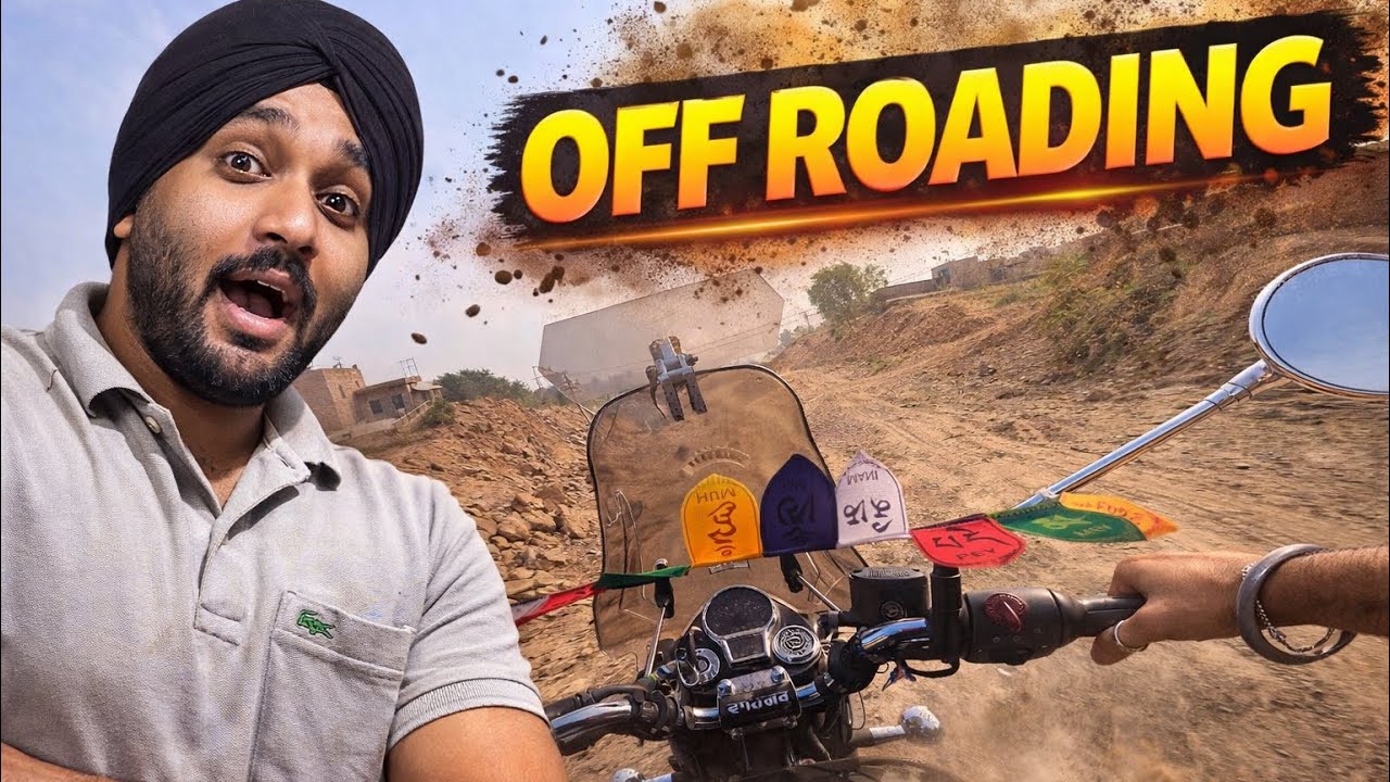 Offroading on Bullet 350 