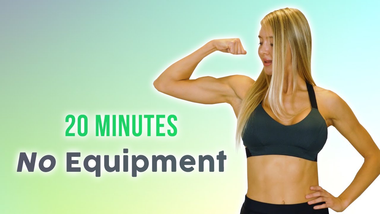 Toned Arms & Back Sculpt Workout, How to Lose Arm Fat!  No Equipment, 20 Min Home Fitness Routine