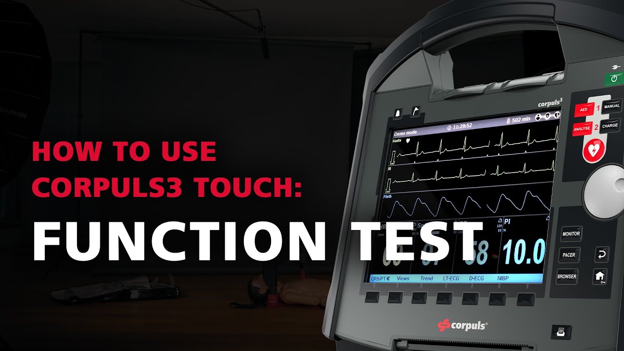 Tutorials by corpuls [en] How to use corpuls3: Daily function test