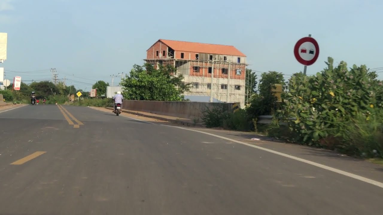 [4K] Travel to Prey Veng town,Cambodia ,Chealy Por Por Travel