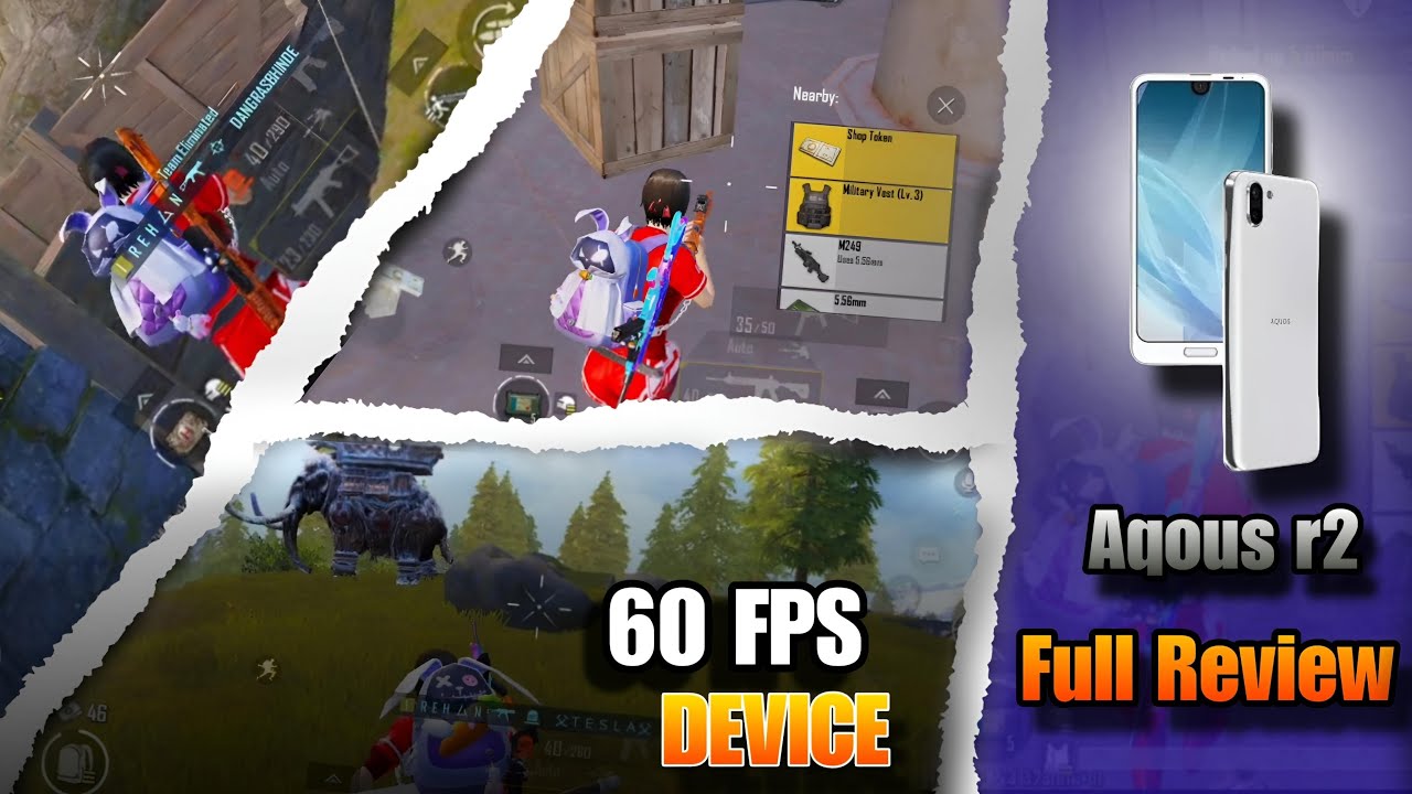 Sharp Aquos R2 pubg Test With Fps Meter - Aqous R2 Gaming Review 🔥 in 2025