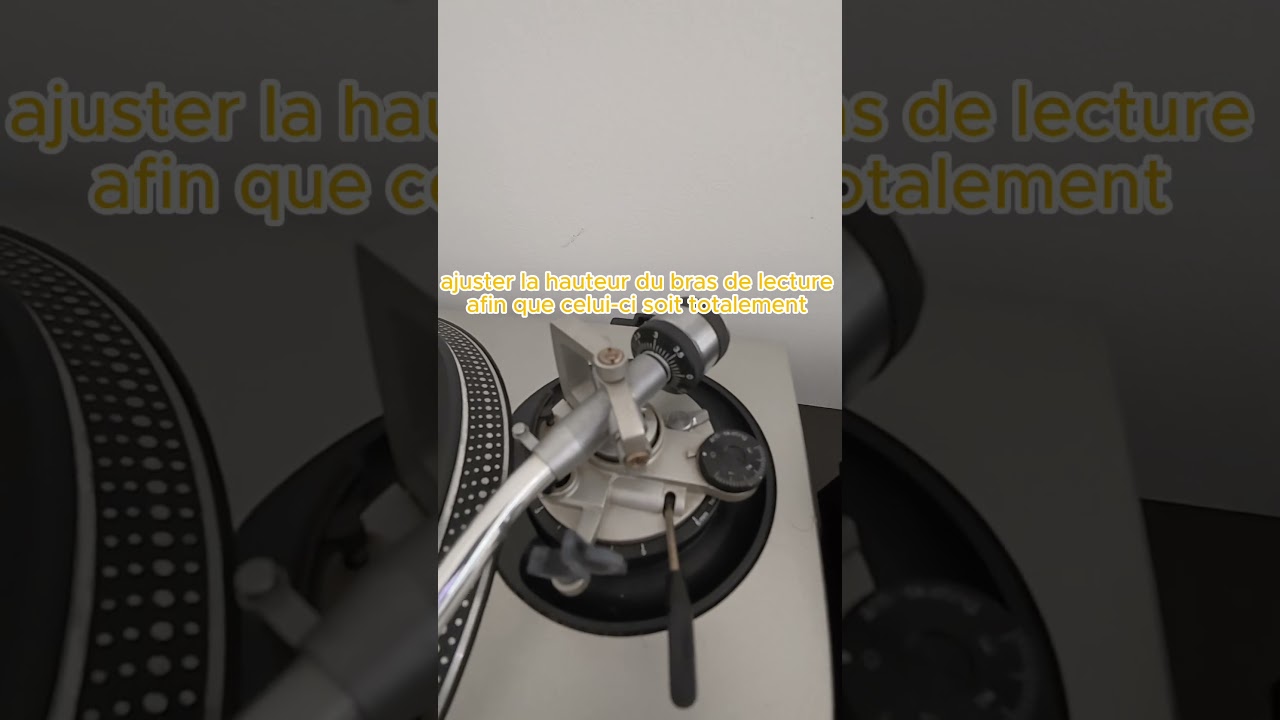 Je t&rsquo;apprends &agrave; r&eacute;gler ta platine vinyle pour encha&icirc;ner comme un pro #vinyl #technics #dj  #tutorial
