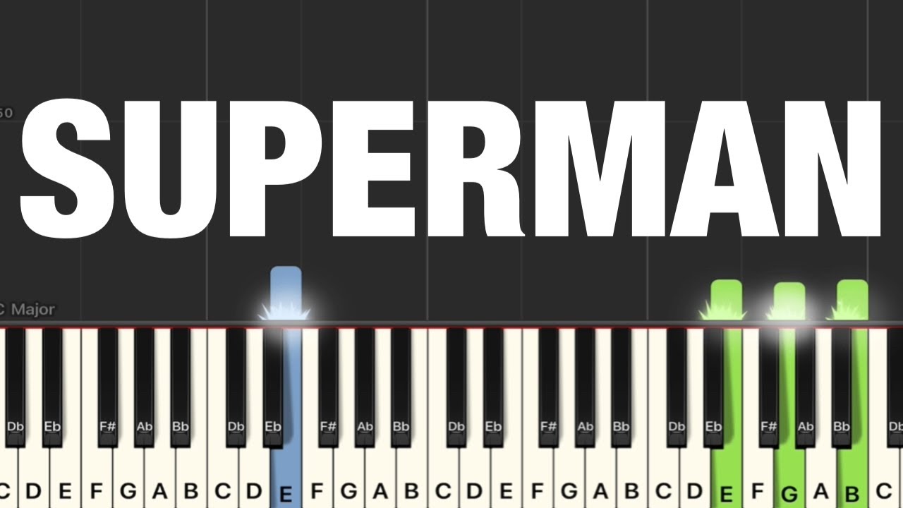 Eminem - Superman Piano Tutorial | Medium