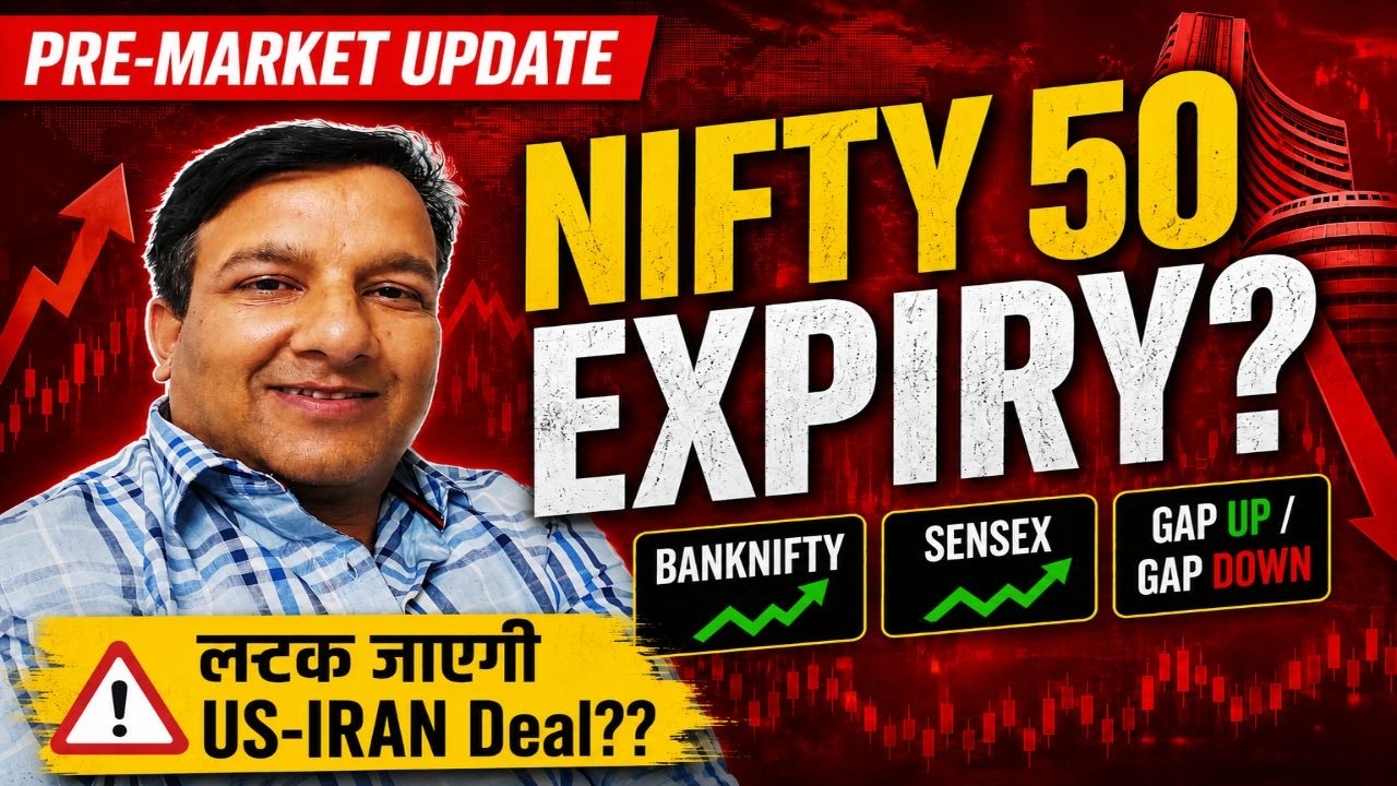 GAP UP/ GAP DOWN PRE-MARKET UPDATE NIFTY EXPIRY SENSEX MIDCAP FINNIFTY BANKNIFTY FII DATA TUE 16 JUN