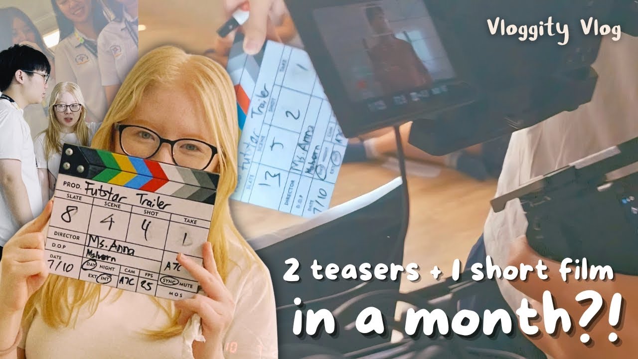 Making two teasers and one short film in a month?! | Vloggity Vlog 