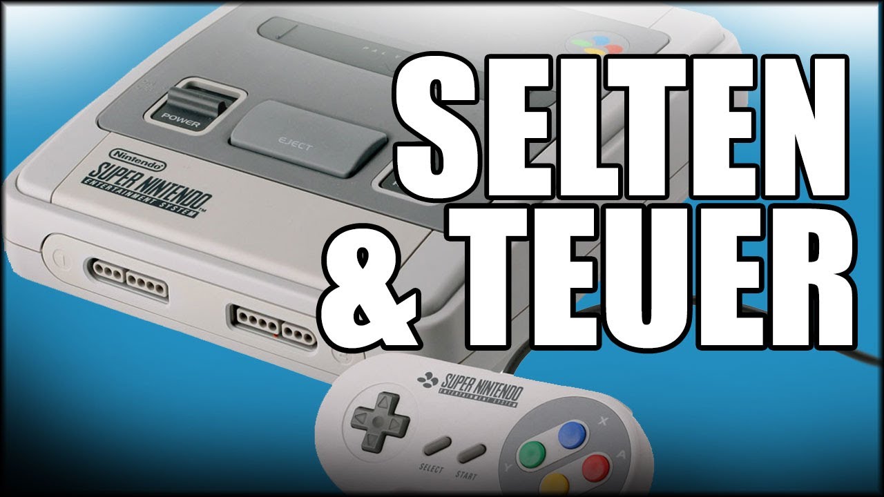 Die TEUERSTEN & SELTENSTEN Super Nintendo Videospiele