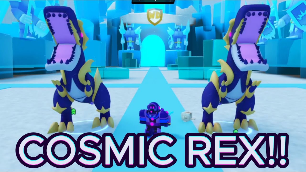 Finally got the Cosmic Rex!! - World Defenders - Roblox