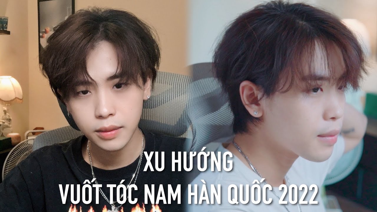 Hướng Dẫn Tạo Kiểu Vuốt Rủ Chia Ngôi | Xu Hướng Tóc Nam Hàn Quốc 2022