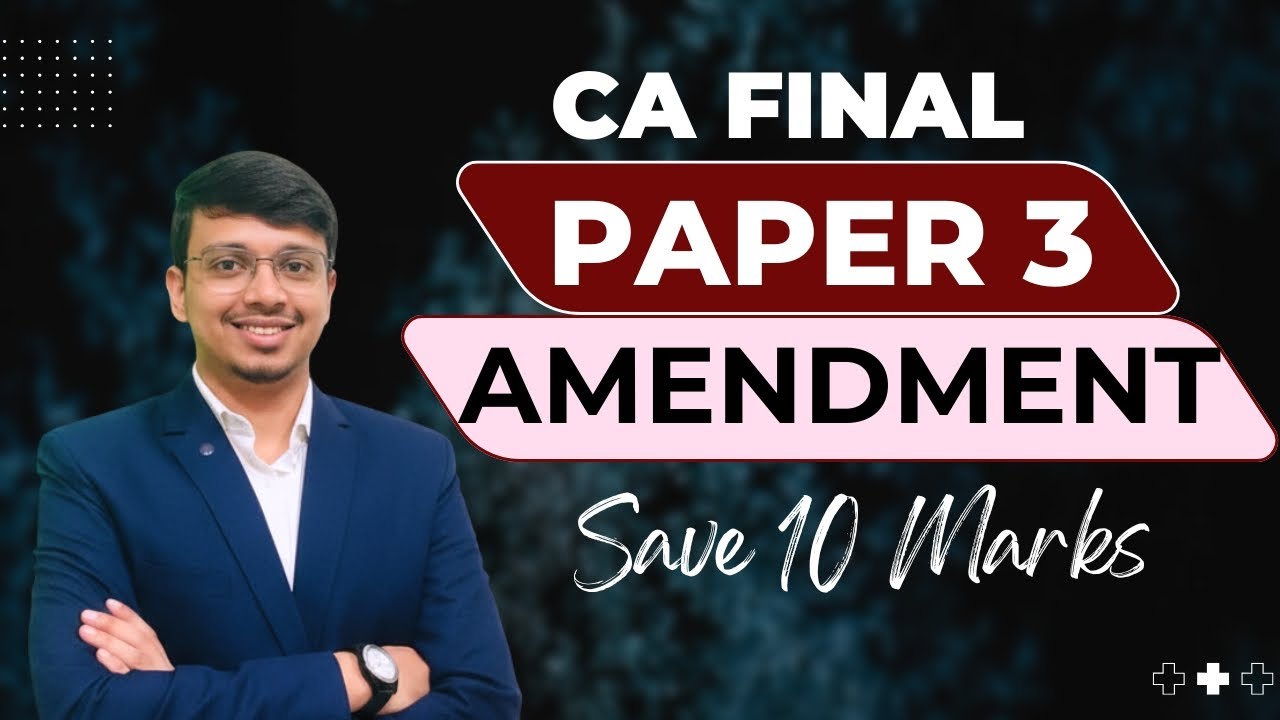 Don’t Miss Audit Amendments for Jan’26 | Important | CA Final Audit