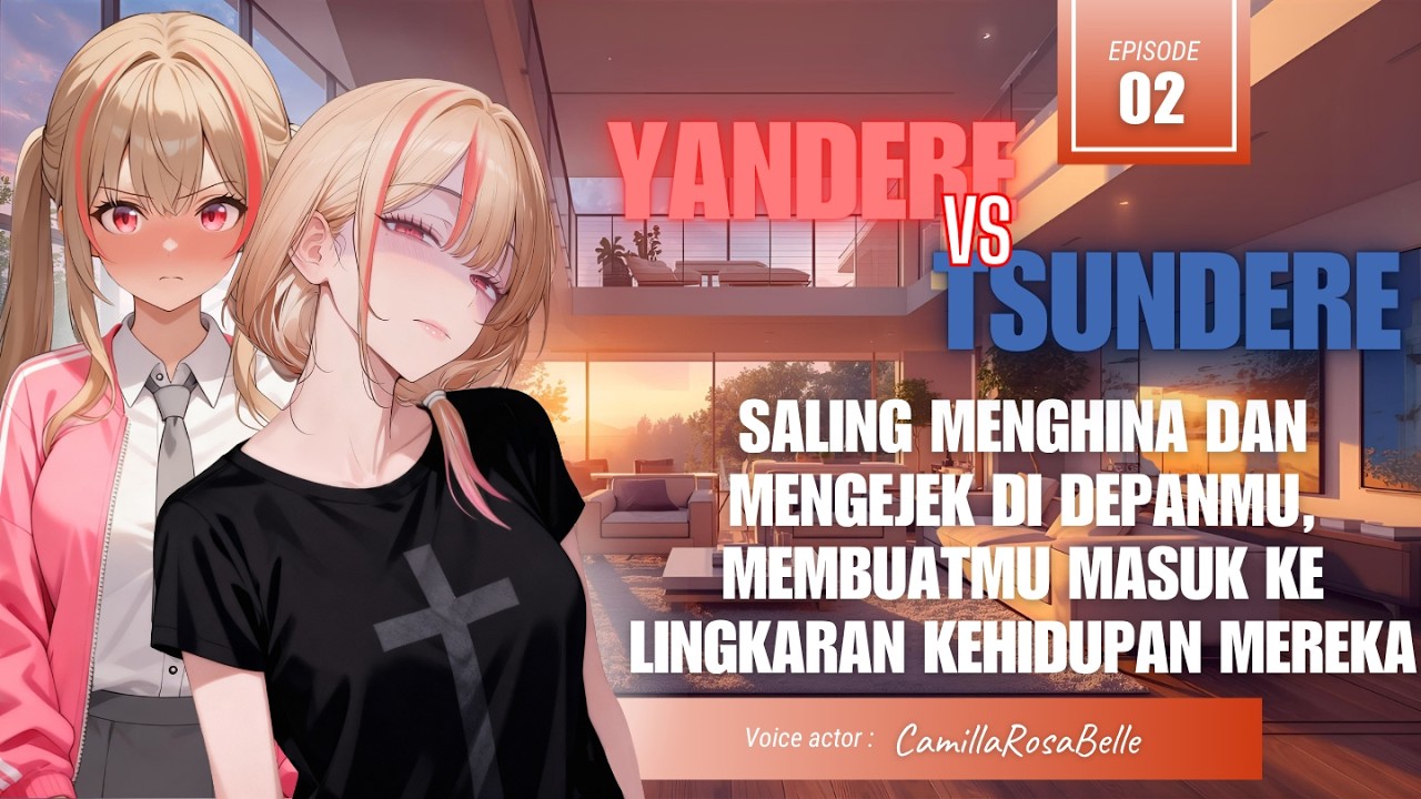 [ASMR THE SISTERS PART 2] Kamu berdiri mematung di tengah kedua gadis yang bertengkar