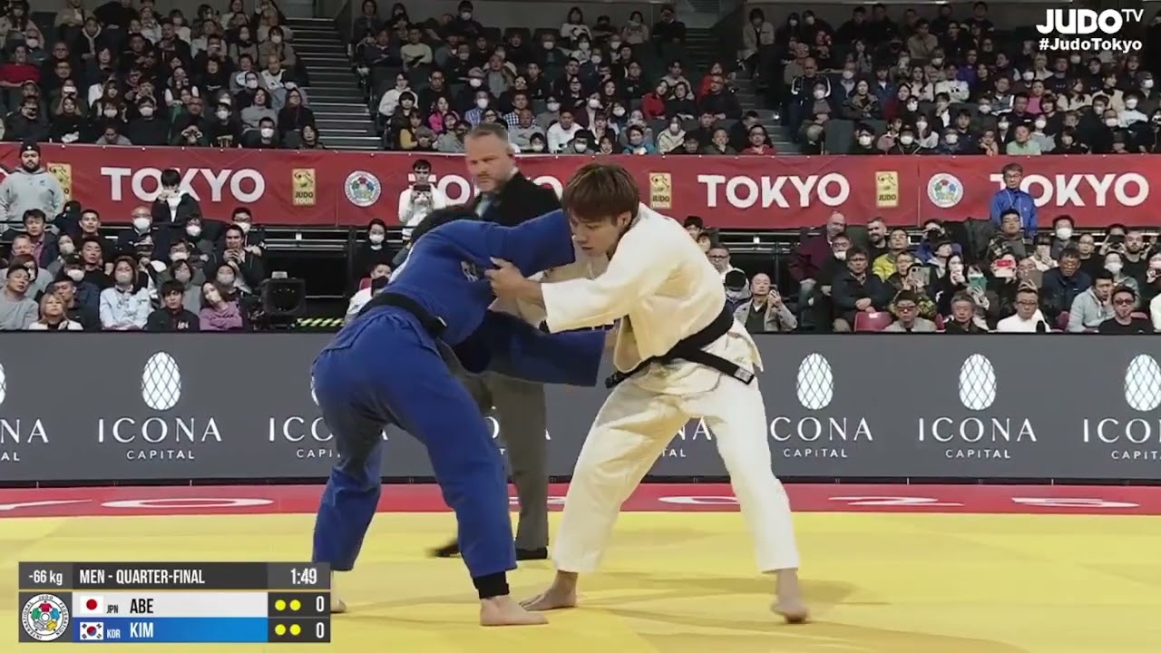 Hifumi Abe (JAP) VS Channyeong Kim (KOR) | Quarter-final -66kg | Tokyo Grand Slam 2025