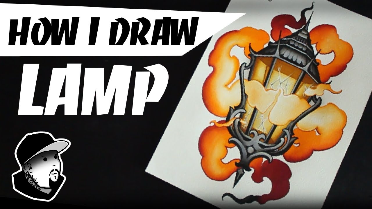 HOW I DRAW LAMP | Neo Traditional Design